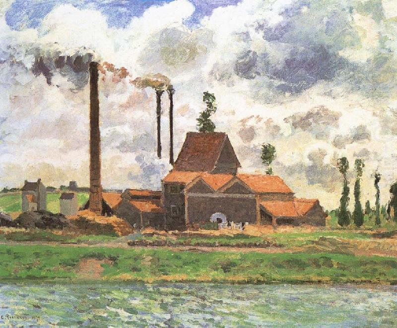 Camille Pissarro Shore plant china oil painting image